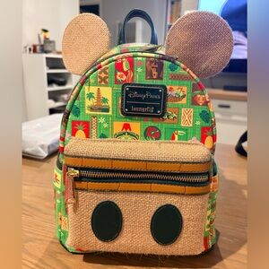 Disney Parks Loungefly Enchanted Tiki Room Mini Backpack
